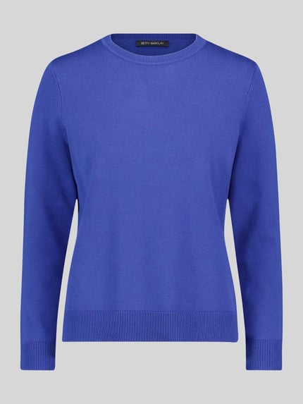Betty Barclay Pullover mit Label-Detail Modell 'LT NOVEMBER' Royal 2