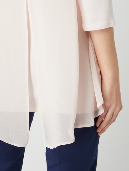 Apricot 3/4-Shirt im Double Layer Look  Pink 6