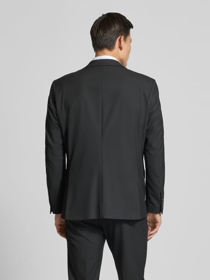 Christian Berg Men comfort fit 2-knoops colbert met reverskraag Zwart - 5