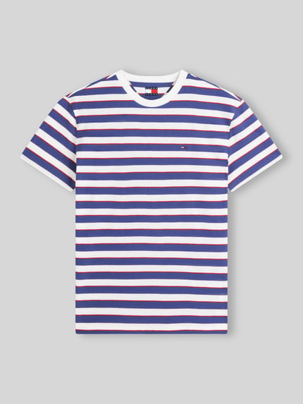 Tommy Jeans Regular Fit T-Shirt aus reiner Baumwolle Blau 2