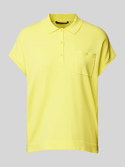 COMMA Strickshirt mit Brusttasche GELB 2