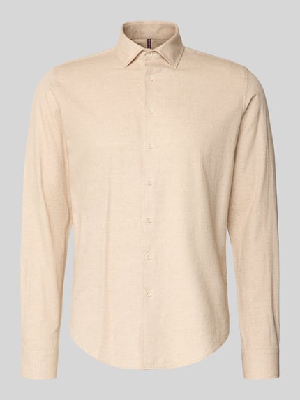 CG – CLUB of GENTS Freizeithemd mit Knopfleiste Modell 'Harmon' Offwhite 2