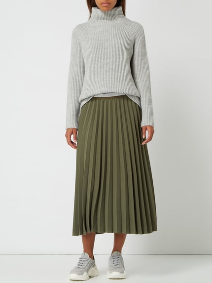 DRYKORN Pullover mit Alpaka-Anteil Modell 'Arwen' Hellgrau Melange 1