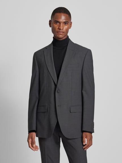 Pierre Cardin 2-knoop colbert met klepzakken model 'Grant' Antraciet - 4