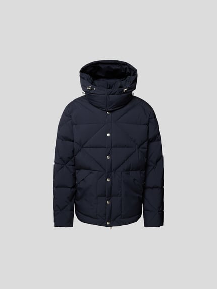 Lardini Gewatteerd jack met steekzakken Donkerblauw - 2