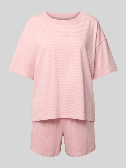 Marc O'Polo Regular Fit Pyjama aus reiner Baumwolle Rosa 1