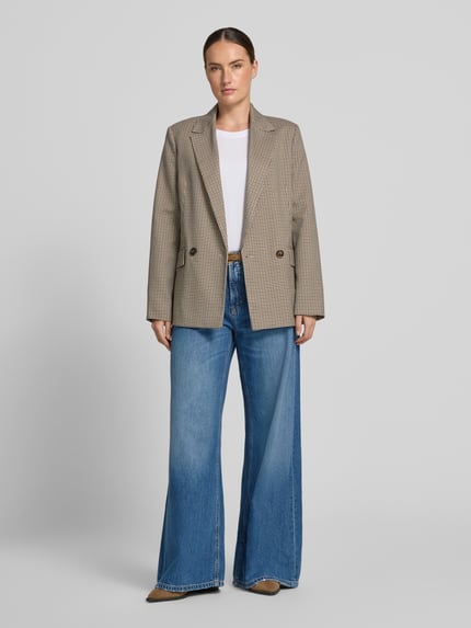 CAMBIO Jeansy Wide & Loose Fit z mieszanka bawełny model 'PALAZZO ADVANCE' Jasnoniebieski 1
