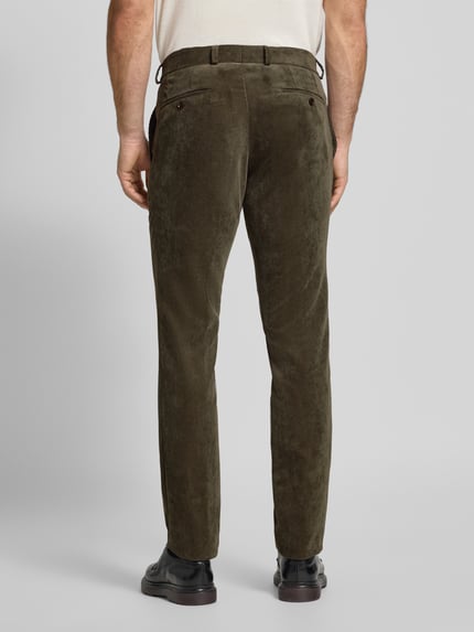 Carl Gross Cordhose mit französischen Eingrifftaschen Modell 'Tomte' Gruen 5