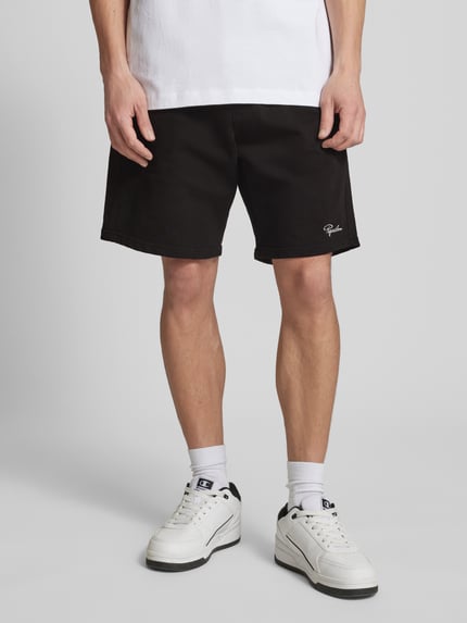 PEGADOR Sweatshorts mit elastischem Bund Modell 'SIGNAR TERRY' Anthrazit 4