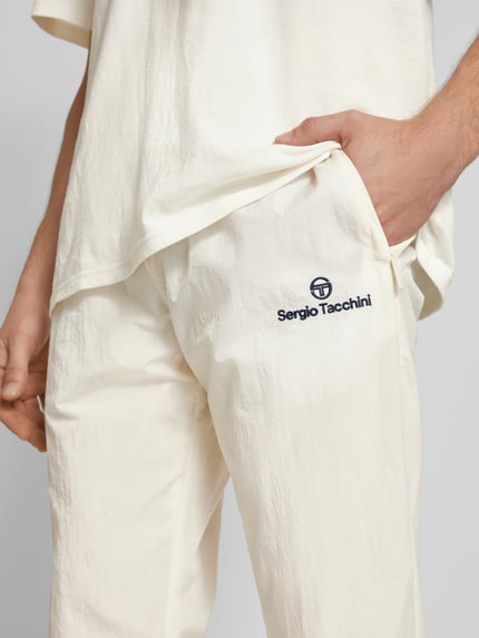 Sergio Tacchini Sweatpants mit elastischem Bund Modell 'NAYLA' Offwhite 3