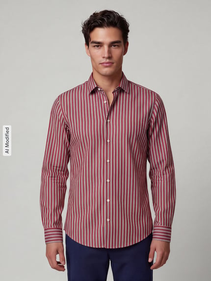 Seidensticker Slim Fit Businesshemd aus reiner Baumwolle Modell 'New Kent' Bordeaux 4