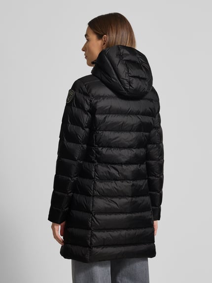 Blauer USA Daunenmantel mit Kapuze Modell 'AGNES' Black 5