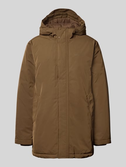 Les Deux Parka mit Stehkragen Modell 'Darius' Dunkelbraun 2