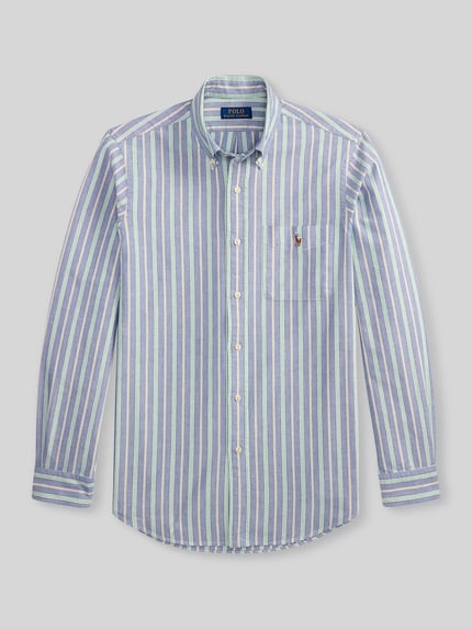 Polo Ralph Lauren Custom Fit Freizeithemd aus reiner Baumwolle Marine 2