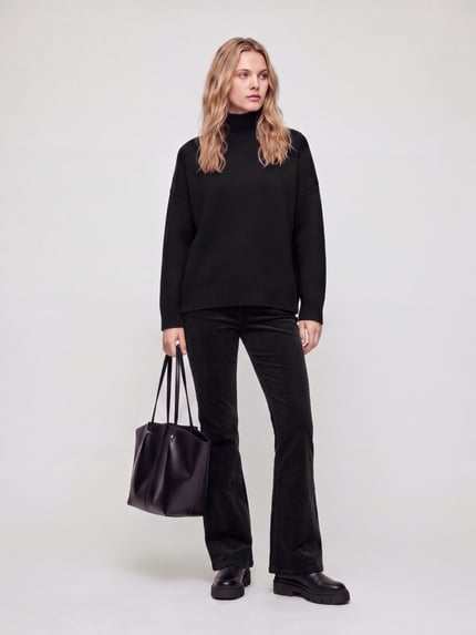 Pepe Jeans Cordhose mit ausgestelltem Bein Black 1