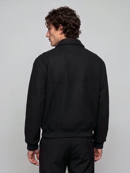 PEGADOR Bomberjacke mit großen Pattentaschen Black 5