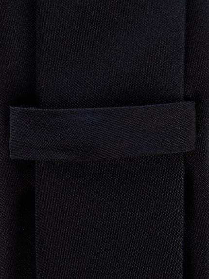 MONTI Krawatte aus reiner Seide (6 cm) Black 2