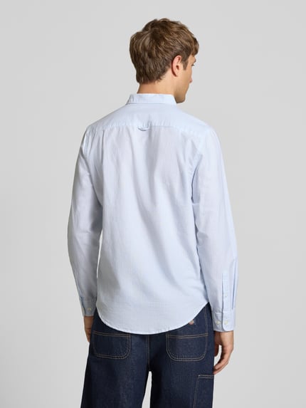 CHILL PILL Koszula casualowa o kroju slim fit z kołnierzykiem typu button down Jasnoniebieski 5