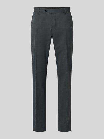 Regular Fit Anzughose mit Bügelfalten Shop The Look MANNEQUINE