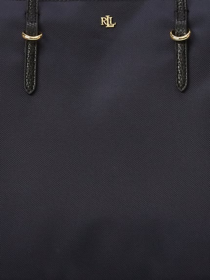 Lauren Ralph Lauren Torebka do ręki z detal z logo Ciemnoniebieski 6