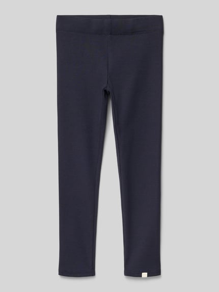 ONLY Legginsy o kroju slim fit z mieszanki bawełny model ‘TRINNY LIFE’ Granatowy 1
