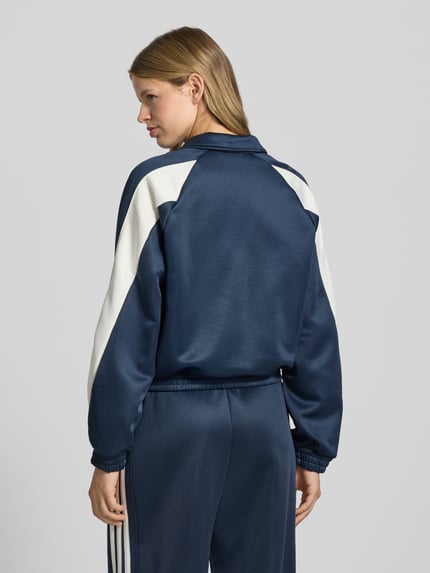 adidas Sportswear Trainingsjacke mit Stehkragen und Reißverschluss Dunkelblau 5