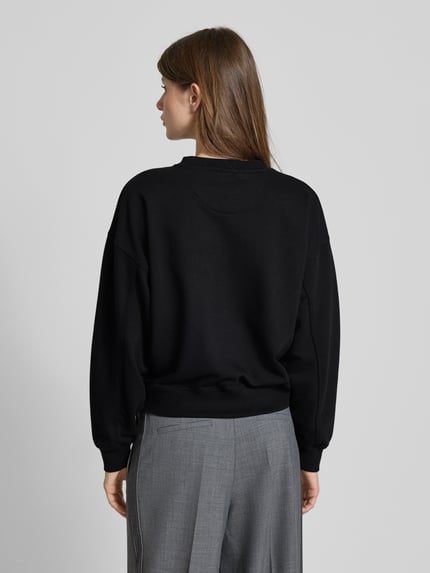 GUESS Sweatshirt met logo en ronde hals Zwart - 5