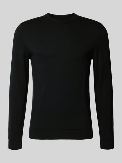 MCNEAL Strickpullover aus Baumwoll-Kaschmir-Mix mit Rundhalsausschnitt Marine 2