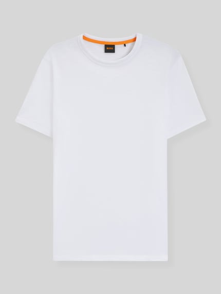 BOSS Orange regular fit T-shirt van puur katoen model 'TEGOOD' Wit - 2