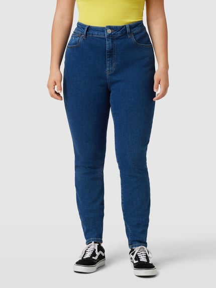 Tommy Jeans Curve PLUS SIZE Jeans im 5-Pocket-Design Modell 'MELANY' Dunkelblau 4