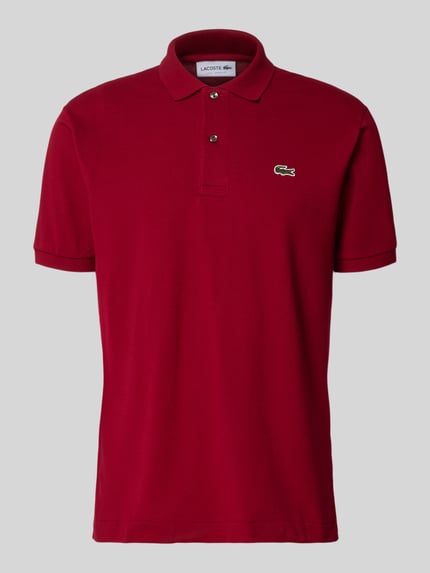 Produktfoto, Regular-Fit Poloshirt aus reiner Baumwolle Modell 'CORE' von Lacoste in Rot, glatte Textur, Herren Poloshirt von Lacoste