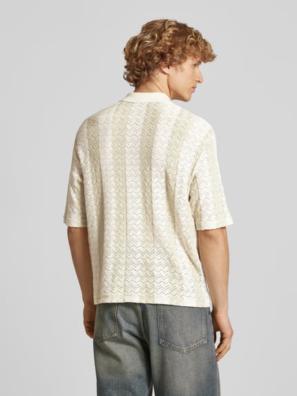 JACK & JONES Regular Fit Freizeithemd mit Polokragen Modell 'TYLER' Beige 5