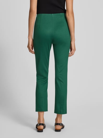 Marc Cain Slim fit broek van viscosemix Donkergroen - 5