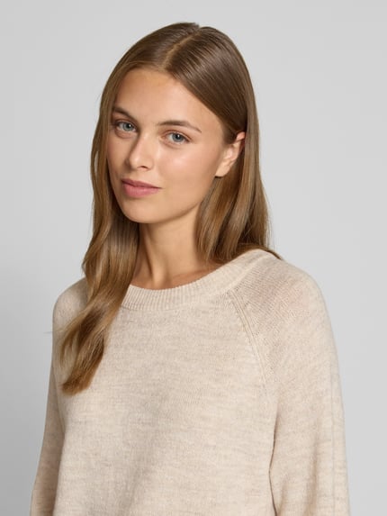 s.Oliver RED LABEL Regular Fit Strickpullover mit Alpaka-Anteil Beige 3