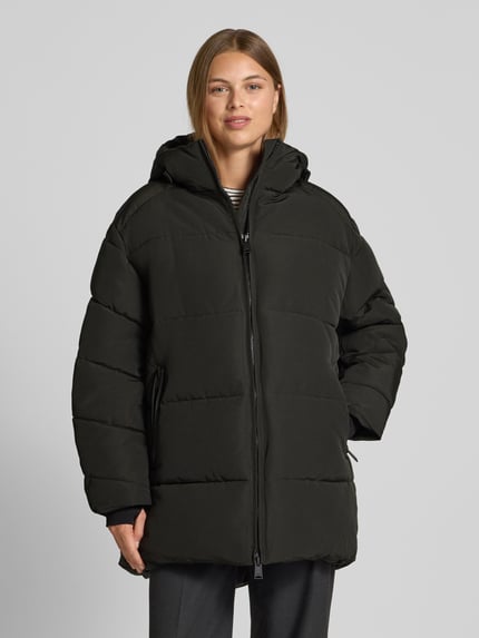 WITHBLACK Puffer Jacket met capuchon Donkergroen - 4