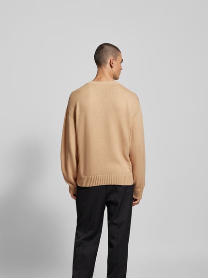 Dsquared2 Pullover met geribde boorden Zand - 5