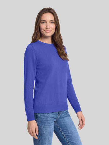 Betty Barclay Pullover mit Label-Detail Modell 'LT NOVEMBER' Royal 4