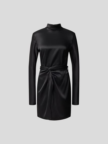 Nanushka Cocktailjurk met knoopdetail Zwart - 2