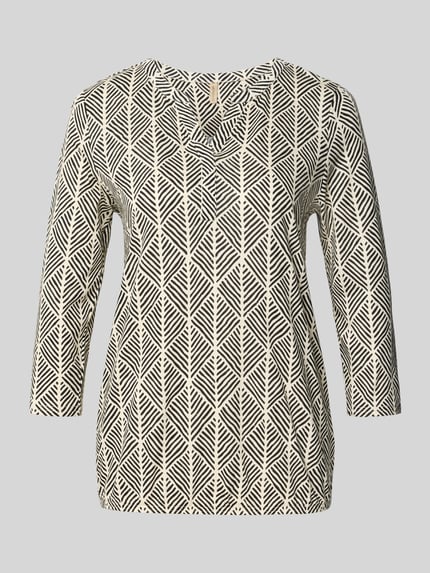Soyaconcept Blusenshirt mit Tunika-Ausschnitt Modell 'FELICITY' Black 2