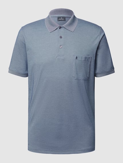 RAGMAN Poloshirt met borstzak Donkerblauw - 2