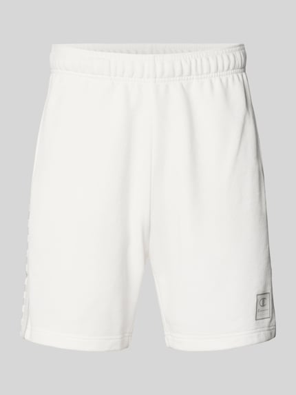 Sweatshorts mit Logo und elastischem Bund Shop The Look MANNEQUINE