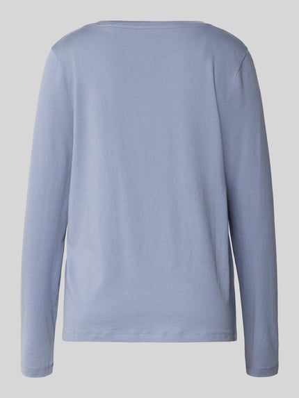 Marc O'Polo Regular fit pyjamatop van zuiver katoen Bleu - 3