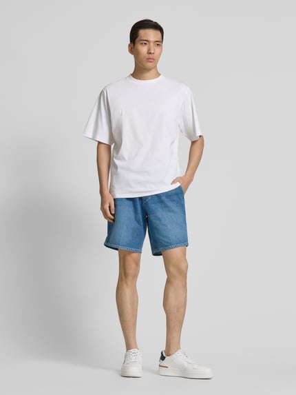 Forét Regular Fit Jeansshorts mit elastischem Bund Jeansblau 1