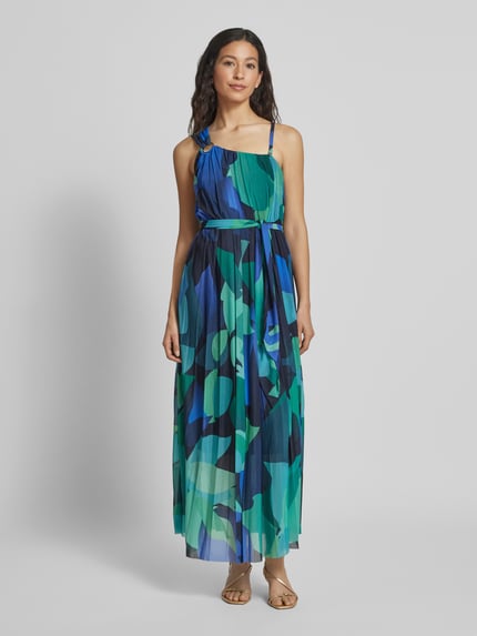GUIDO MARIA KRETSCHMER WOMAN Abendkleid mit Bindegürtel Modell 'Majella' Dunkelblau 4