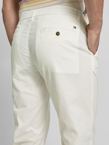 Tommy Hilfiger Straight Leg Chino aus Baumwoll-Elasthan-Mix Kitt 3