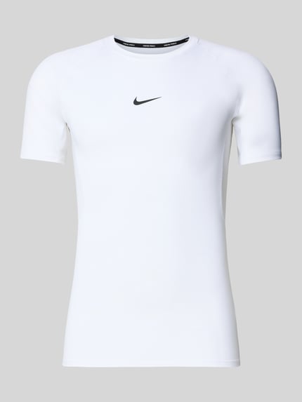 T-shirt met logoprint en ronde hals Shop The Look MANNEQUINE