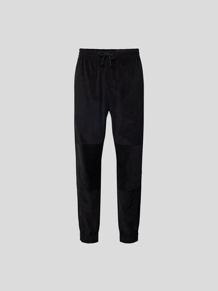 Iro Spodnie typu track pants z sztruksu Czarny 2