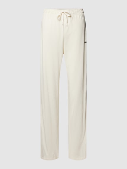 Straight Leg Sweatpants mit Tunnelzug Shop The Look MANNEQUINE