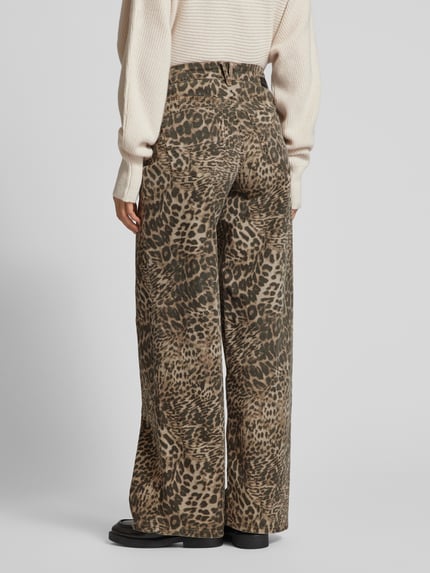 GANG Stoffhose mit 5-Pocket-Design Modell 'Carlotta' Hellbraun 5