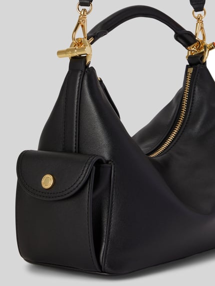 Lauren Ralph Lauren Handtas van echt rundleer Zwart - 5
